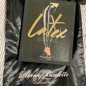 Honey Birdette Latex Leggings